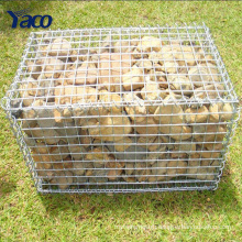 New products 4mm 5mm 6mm hot dip galvanized gabion box stone cage for garden decorative